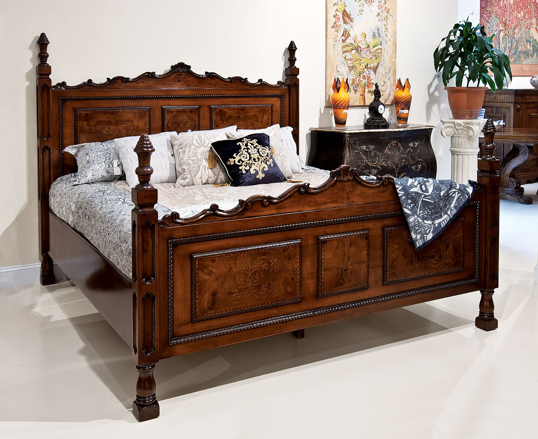 David Michael King Four Poster Bed | Wayfair